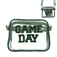 "GAME DAY" TRANSPARENT CROSSBODY BAG