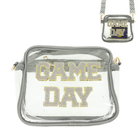 "GAME DAY" TRANSPARENT CROSSBODY BAG