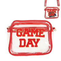 "GAME DAY" TRANSPARENT CROSSBODY BAG