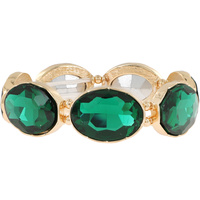 Single Line Of Large Oval Gems Stretch