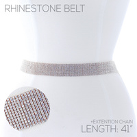 RHINESTONE PAVE BELT