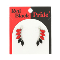 GAME DAY FEATHER POST EARRINGS