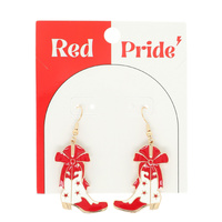 GAME DAY COWBOY BOOTS EARRINGS