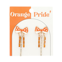 GAME DAY STARRED BOW EARRINGS