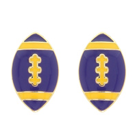 GAMEDAY FOOTBALL POST EARRINGS