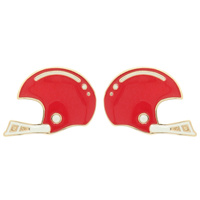 GAMEDAY FOOTBALL HELMET EARRINGS
