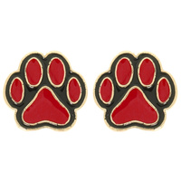 GAMEDAY PAW STUD EARRINGS