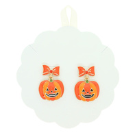 HALLOWEEN JACK O LANTERN EARRINGS