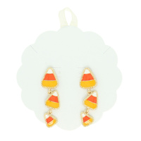 HALLOWEEN CANDY CORN POST EARRINGS