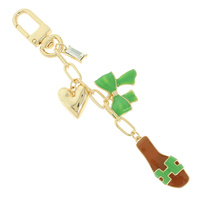FASHION FLAIR BAG CHARM KEYCHAIN