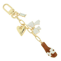 FASHION FLAIR BAG CHARM KEYCHAIN