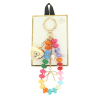 HEART CHARM BAG CHARM KEYCHAIN
