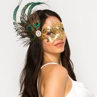 MASQUERADE MASK DETACHABLE FASCINATOR