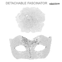 MASK ROSE FASCINATOR