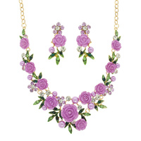 FESTOON NECKLACE EARRING SET