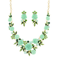 FESTOON NECKLACE EARRING SET