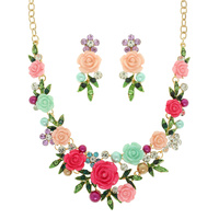 FESTOON NECKLACE EARRING SET