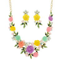 FESTOON NECKLACE EARRING SET