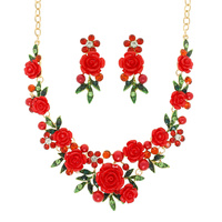 FESTOON NECKLACE EARRING SET