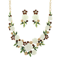 FESTOON NECKLACE EARRING SET